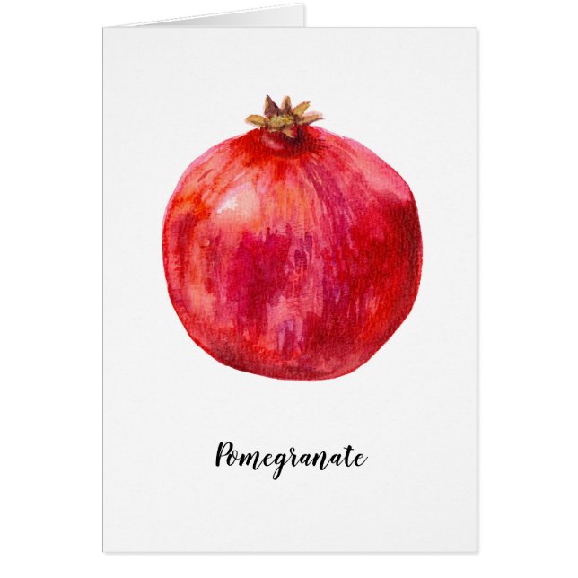 Granatapfelfruchtfarbene Dekoration. (Vorne)