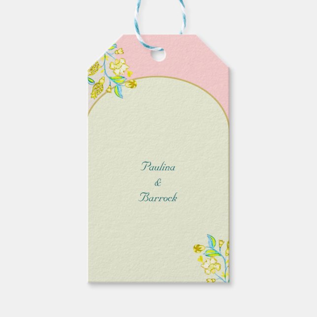 Granatapfels Geschenkanhänger (Vorderseite)