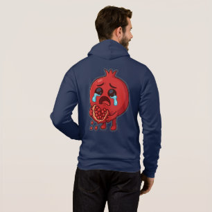 Granatapfelsticker zum Cartoon - Niedliches Obst Hoodie