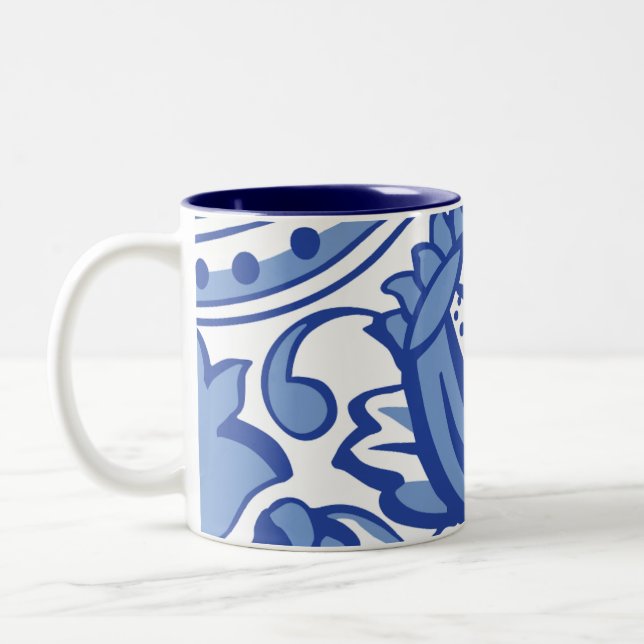 Granatblut Zweifarbige Tasse (Links)