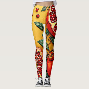 Granate Elegante Kunst, Dichtung und Musik Leggings