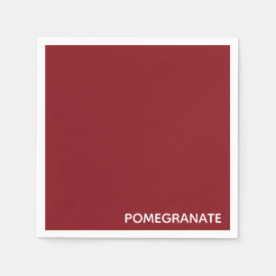 Granatrot - Name Serviette