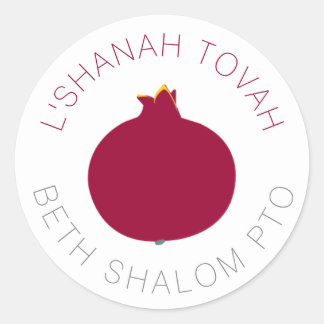 Granatrote Aufkleber