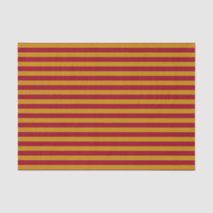 Granats-und Goldstreifen-Seidenpapier Seidenpapier