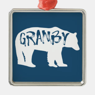 Granby Colorado Bär Ornament Aus Metall