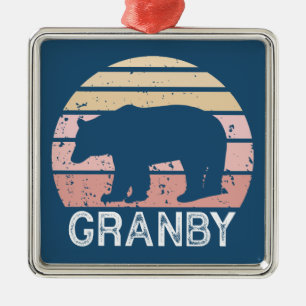 Granby Colorado Retro Bär Ornament Aus Metall