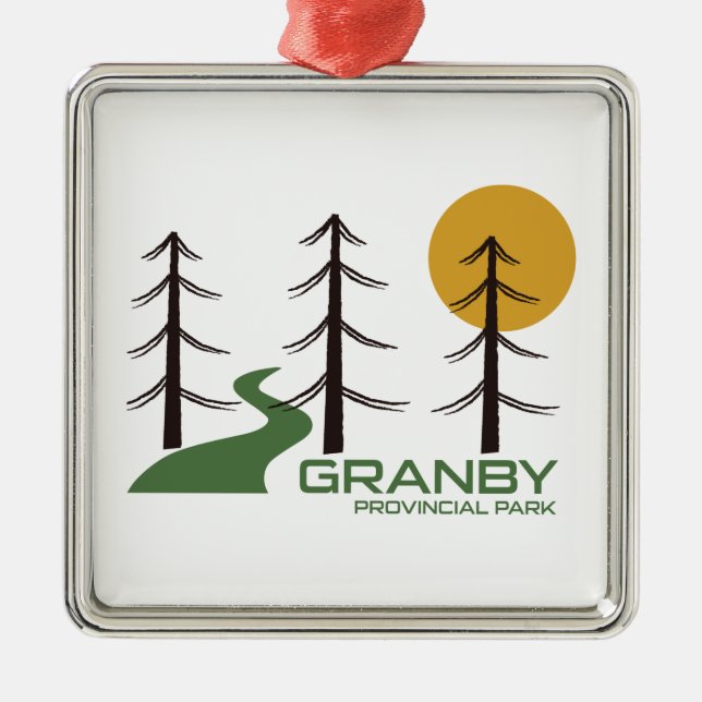 Granby Parco Civico-Ciani Ornament Aus Metall (Vorne)