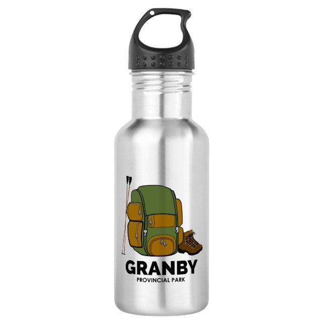 Granby Provincial Park Backpack Edelstahlflasche (Vorderseite)