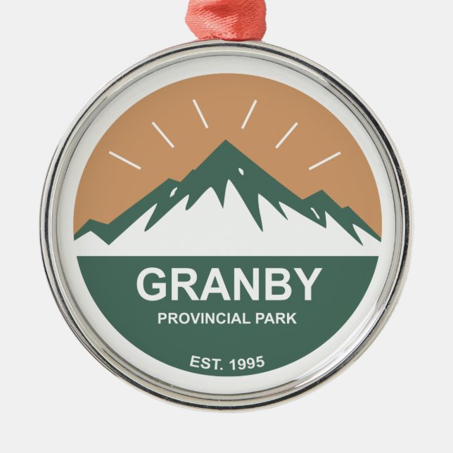 Granby Provincial Park Ornament Aus Metall (Vorne)