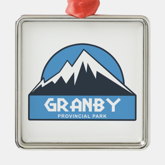 Granby Provincial Park Ornament Aus Metall (Vorne)