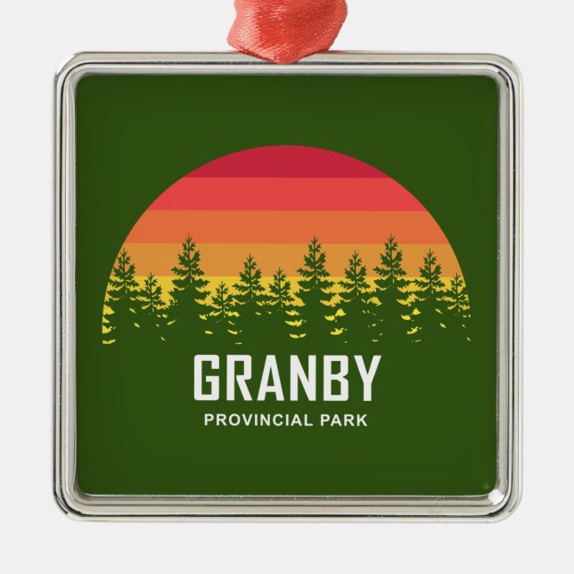 Granby Provincial Park Ornament Aus Metall (Vorne)