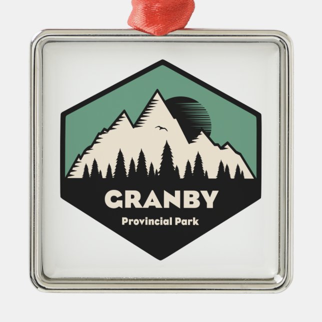 Granby Provincial Park Ornament Aus Metall (Vorne)