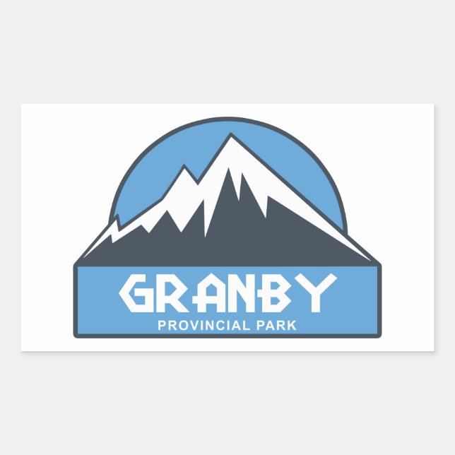 Granby Provincial Park Rechteckiger Aufkleber (Vorderseite)