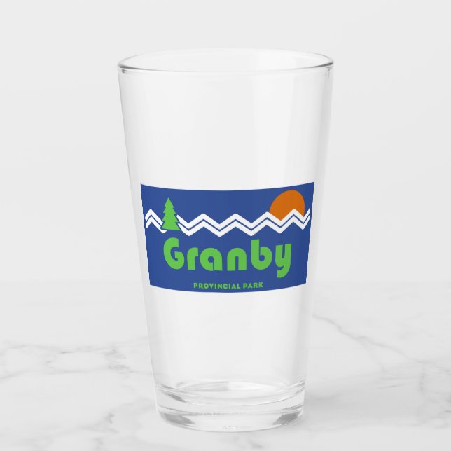 Granby Provincial Park Retro Glas (Vorderseite)