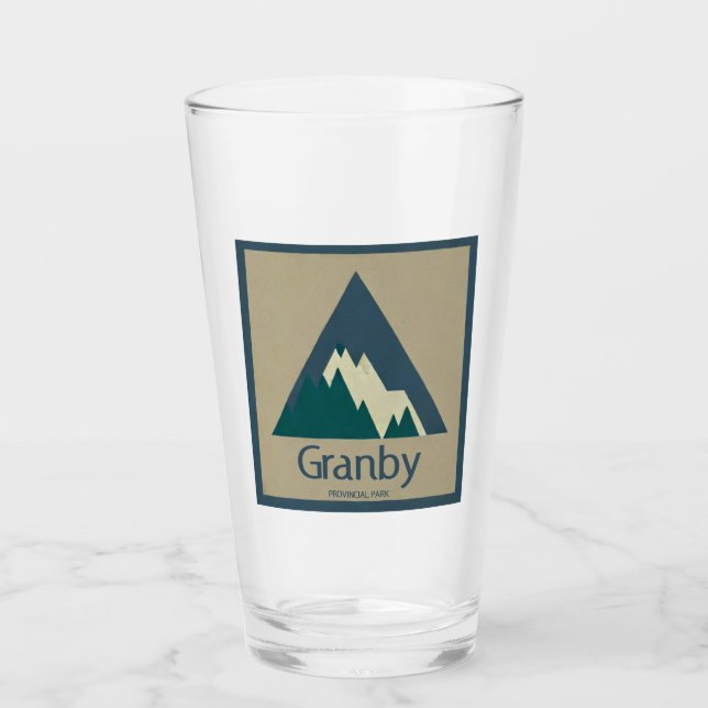 Granby Provincial Park Rustic Glas (Vorderseite)