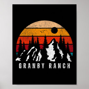 Granby Ranch Skigebiet Colorado Skifahren Colorado Poster
