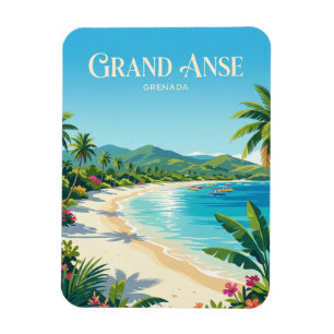 Grand Anse Strand Grenada Magnet