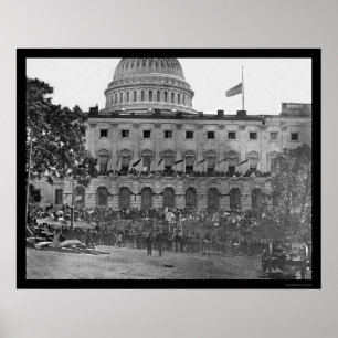 Grand Army Review der US-Hauptstadt 1865 Poster