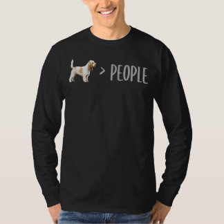 Grand Basset Griffon Vendeen Hunde sind größer als T-Shirt