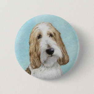 Grand Basset Griffon Vendeen - Original Dog Art Button