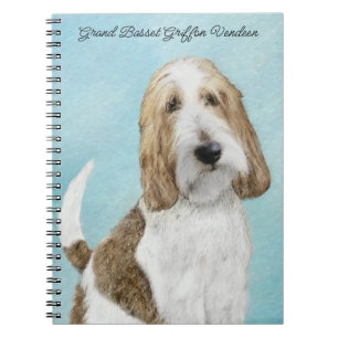 Grand Basset Griffon Vendeen - Original Dog Art Notizblock