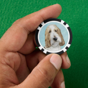 Grand Basset Griffon Vendeen - Original Dog Art Pokerchips