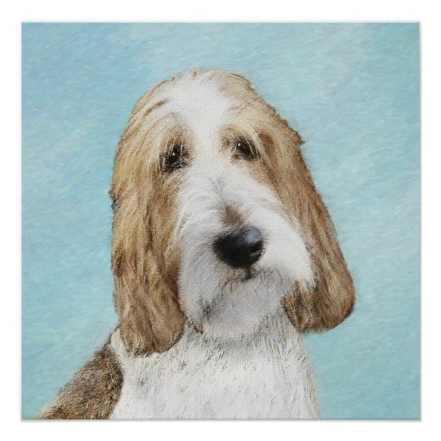 Grand Basset Griffon Vendeen - Original Dog Art Poster (Vorderseite)