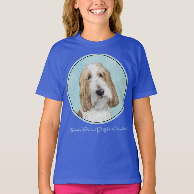 Grand Basset Griffon Vendeen - Original Dog Art T- T-Shirt (Vorderseite)