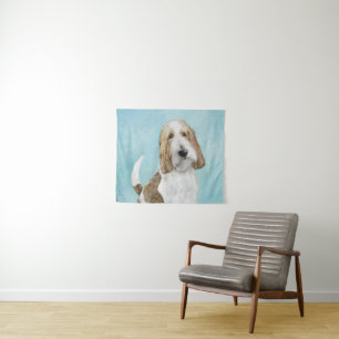 Grand Basset Griffon Vendéen - Originale Hundekuns Wandteppich