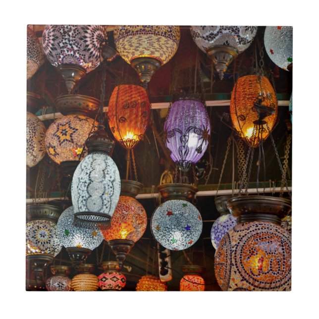 Grand Bazar in Istanbul, Türkei Fliese (Vorderseite)