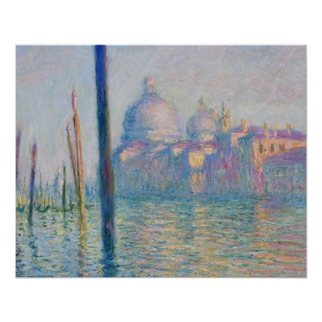 Grand Canal Monet Venice Italien Klassische Malere Poster (Vorderseite)