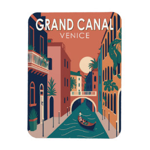Grand Canal Venedig Kunst, Dichtung und Musik Vint Magnet