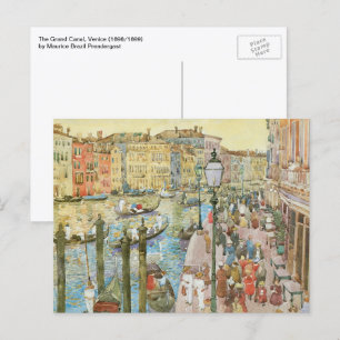 Grand Canal, Venedig von Maurice Prendergast Postkarte