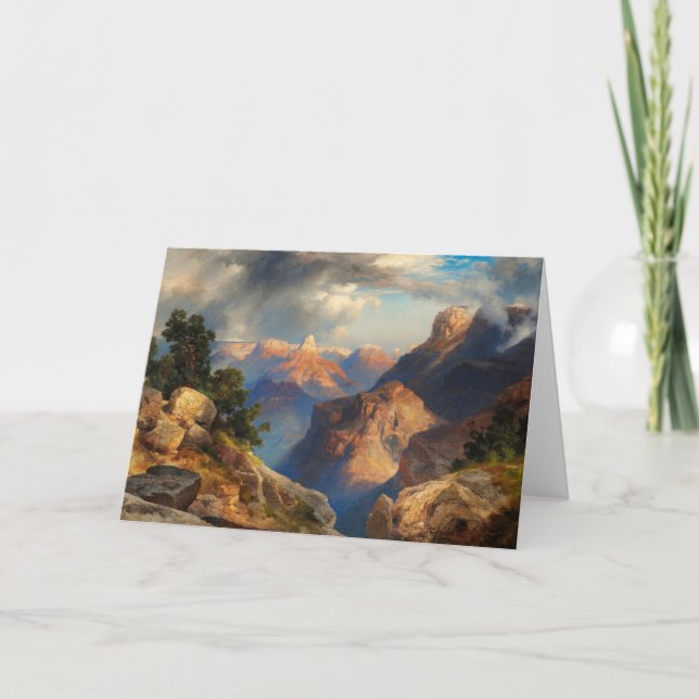 Grand Canyon, 1912 von Thomas Moran Karte (Vorderseite)