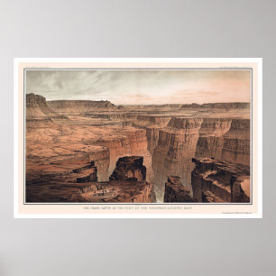 Grand Canyon am Fuße von Toroweap 1882 Poster