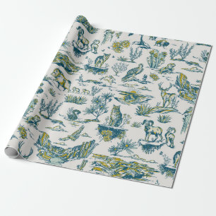 Grand Canyon Animals Wrapping Paper Geburtstagsges Geschenkpapier