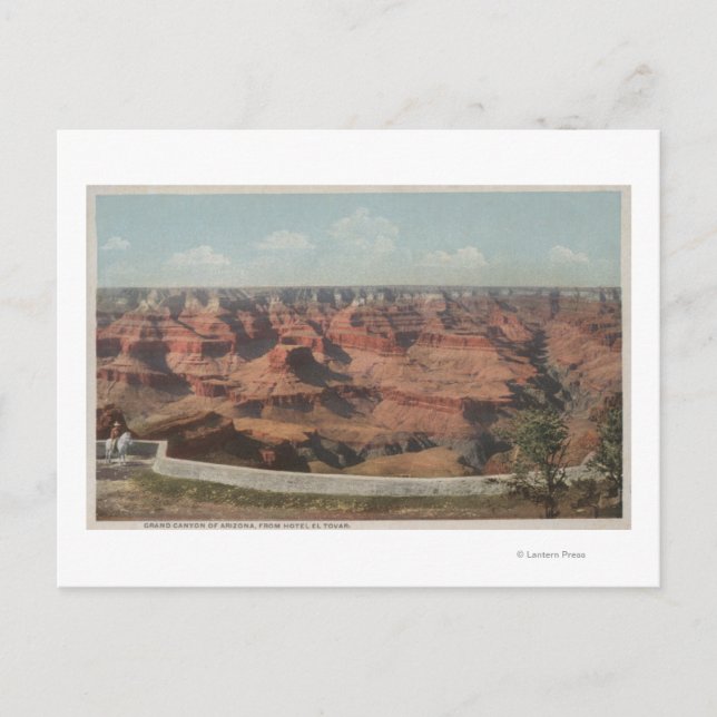 Grand Canyon, Arizona - Aussicht auf den Canyon vo Postkarte (Vorderseite)