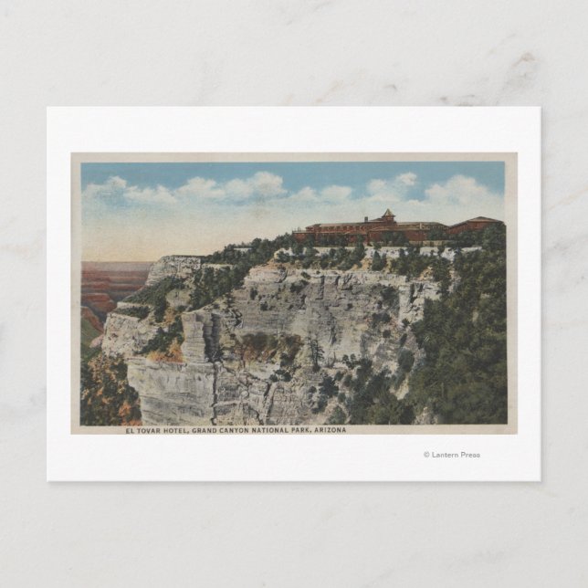 Grand Canyon, Arizona - El Tovar Hotel View Postkarte (Vorderseite)