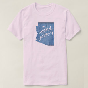 Grand Canyon Arizona Holzmaserung T-Shirt