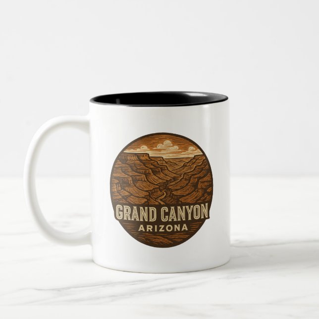 Grand Canyon Arizona Keramik Tasse (Links)