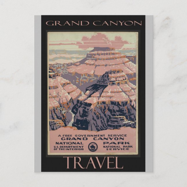 Grand Canyon Arizona Postkarte (Vorderseite)