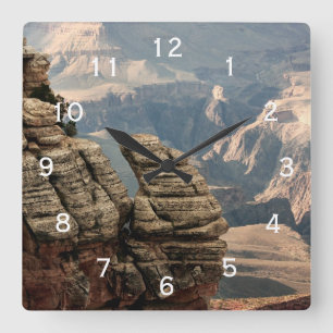 Grand Canyon, Arizona Quadratische Wanduhr