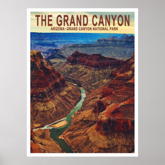 Grand Canyon Arizona Reiseplaner Poster (Vorne)