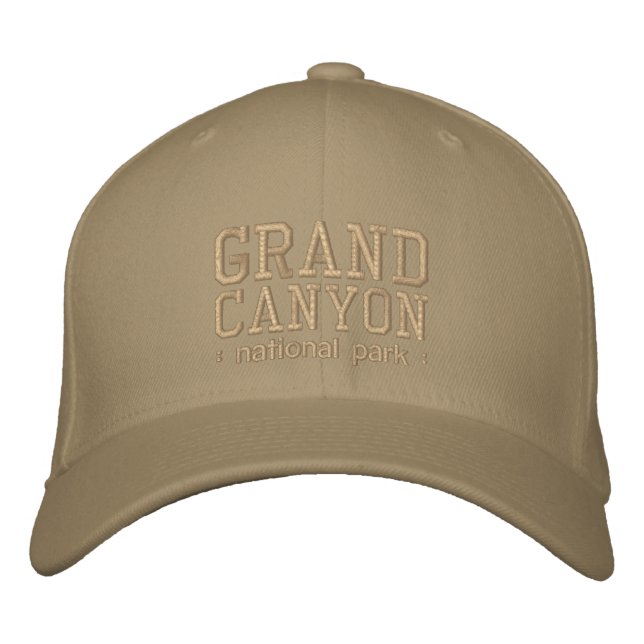 Grand Canyon Ball Cap Bestickte Kappe (Vorderseite)