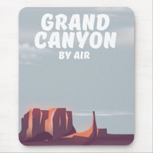 Grand Canyon By Air Vintage Reiseplakat. Mousepad