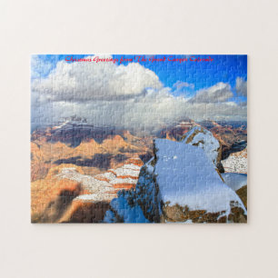Grand Canyon Colorado.Weihnachtsgrüße Puzzle