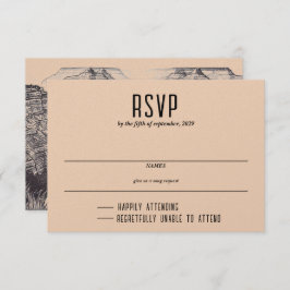 Grand Canyon Couple RSVP Karte