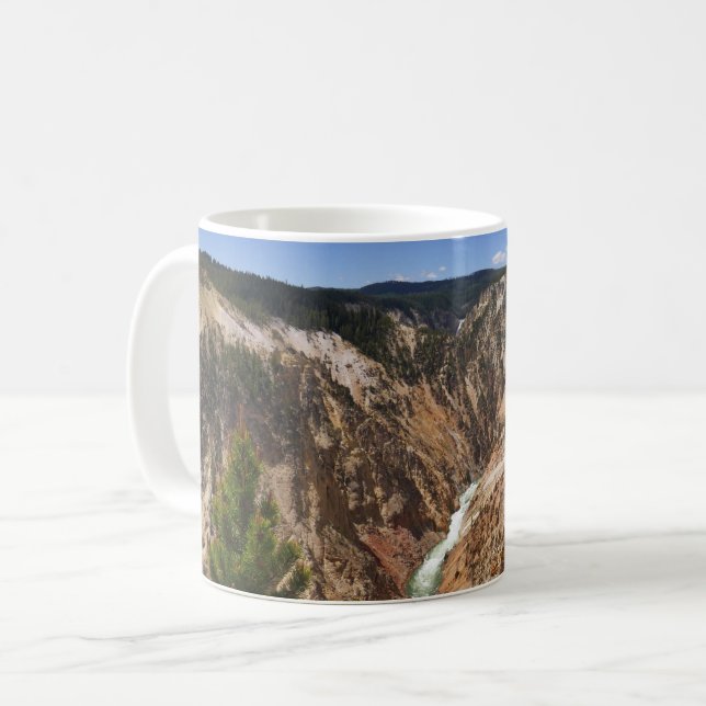 Grand Canyon des Yellowstone Kaffeetasse (Vorderseite Links)