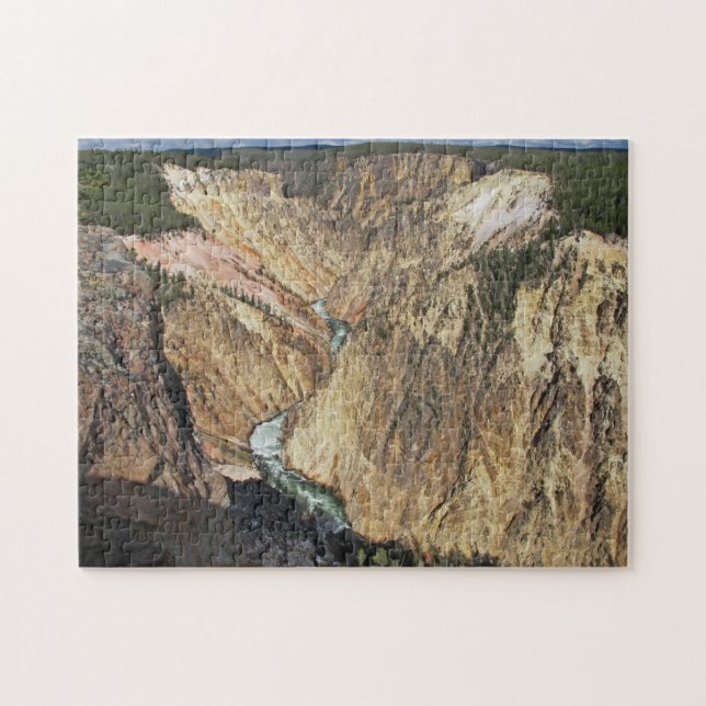 Grand Canyon des Yellowstone Landschaftspuzzle Puzzle (Horizontal)