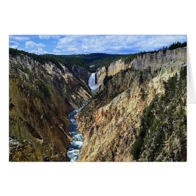 Grand Canyon des Yellowstone River (Vorderseite (Horizontal))
